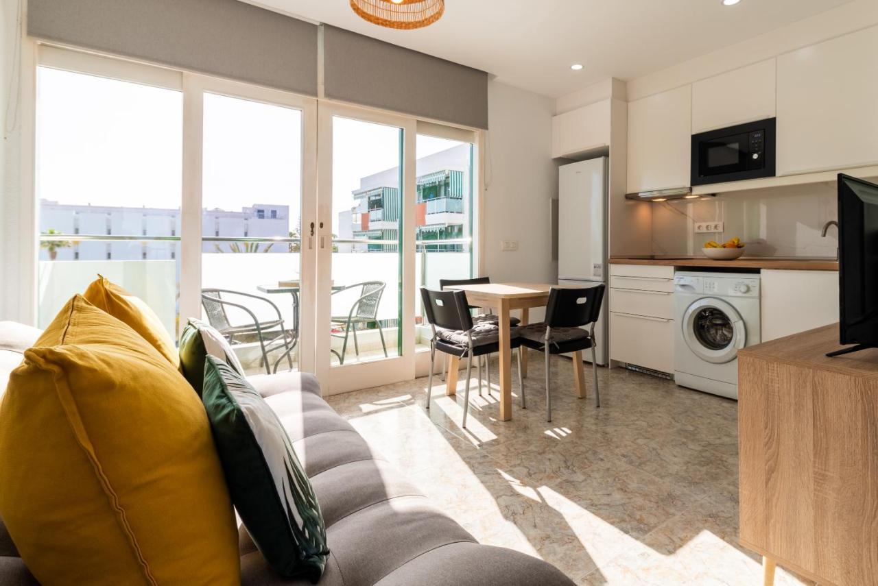 Apartment Palm Trees View Of The Dunes Плая дел Инглес Екстериор снимка